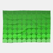Linge De Cuisine Cercles pop mood en vert (Horizontal)