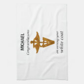 Linge De Cuisine Cérémonie de la couverture blanche vétérinaire de (Vertical)