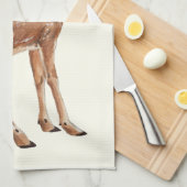 Linge De Cuisine Cerf (Quart Plié)