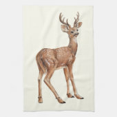 Linge De Cuisine Cerf (Vertical)
