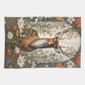 Linge De Cuisine Cerf au milieu de la marguerite (Horizontal)