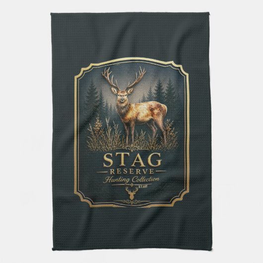 LINGE DE CUISINE CERF – COLLECTION CHASSE (Vertical)