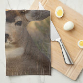 Linge De Cuisine cerfs communs (Quart Plié)