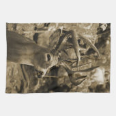 Linge De Cuisine Cerfs communs de trophée (Horizontal)