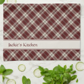 Linge De Cuisine Cerise Délice Plaid (Plié)