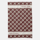 Linge De Cuisine Cerise Délice Plaid (Vertical)