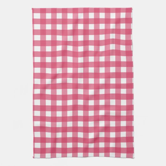 Linge De Cuisine Cerise en vichy (Vertical)