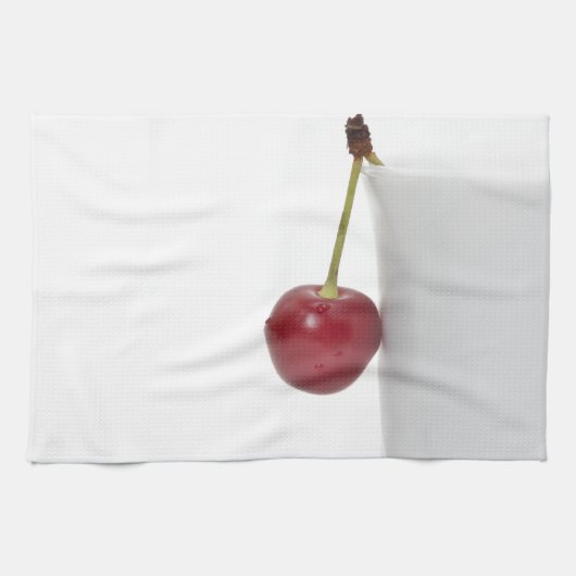 Linge De Cuisine Cerise Rouge Baie (Horizontal)
