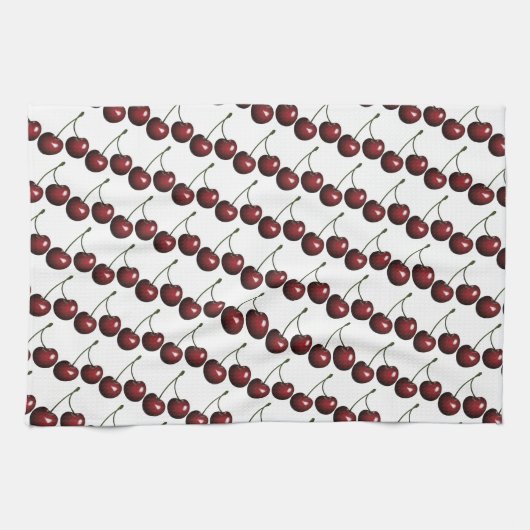 Linge De Cuisine Cerises (Horizontal)