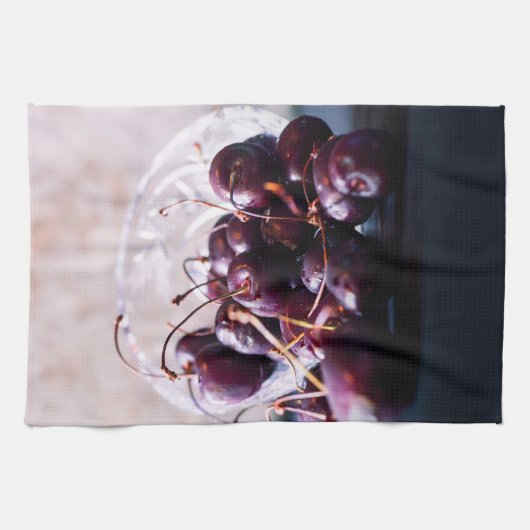 Linge De Cuisine Cerises (Horizontal)