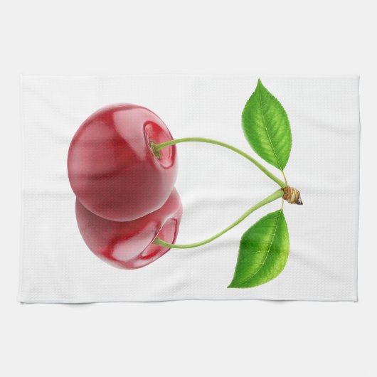Linge De Cuisine Cerises douces (Horizontal)