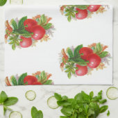 Linge De Cuisine Cerises vintages (Plié)