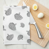 Linge De Cuisine Cerveau Scientifique (Quart Plié)