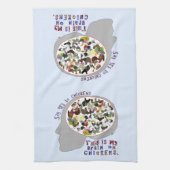 Linge De Cuisine Cerveau Sur Les Poulets (Vertical)