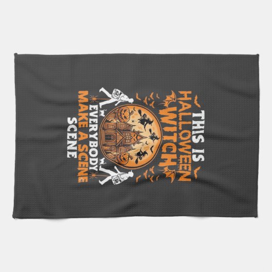 Linge De Cuisine C'est Halloween (Horizontal)