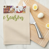 Linge De Cuisine "C'Est La Saison Café Halloween (Quart Plié)