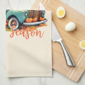 Linge De Cuisine "C'Est Le Camion Citrouille De La Saison (Quart Plié)