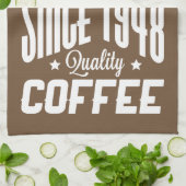 Linge De Cuisine C'est l'heure du café | Café de qualité (Plié)