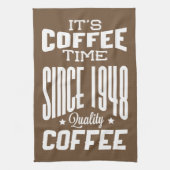 Linge De Cuisine C'est l'heure du café | Café de qualité (Vertical)