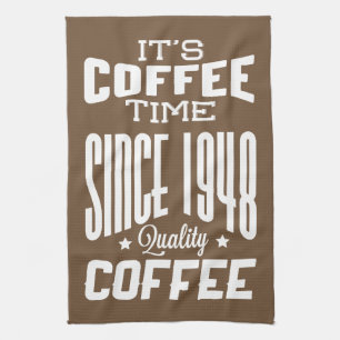 Linge De Cuisine C'est l'heure du café Café de qualité