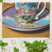 Linge De Cuisine C'est l'heure du thé (Plié)