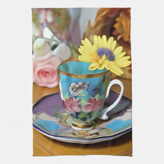 Linge De Cuisine C'est l'heure du thé (Vertical)