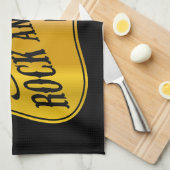 Linge De Cuisine C'est seulement Rock and Roll Baby (Quart Plié)