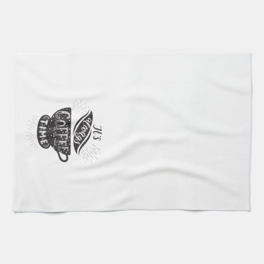 Linge De Cuisine C'est toujours le café (Horizontal)