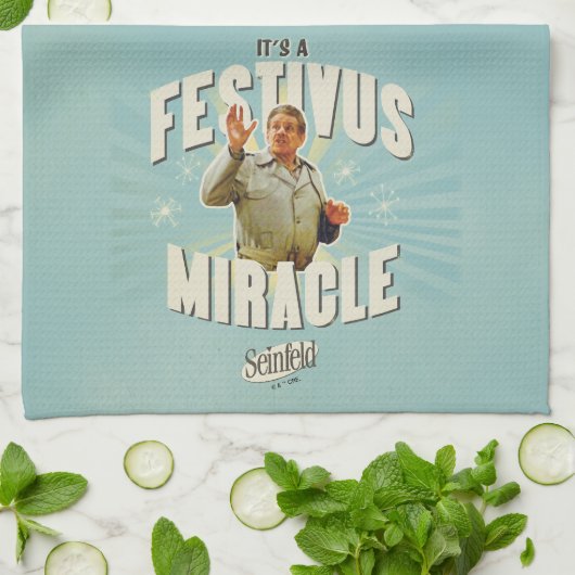Linge De Cuisine C'est un Miracle de Festivus (Plié)