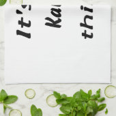 Linge De Cuisine C'est une chose de karma ! (Plié)