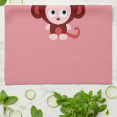 Linge De Cuisine C'est une fille ! Singe mignon (Plié)