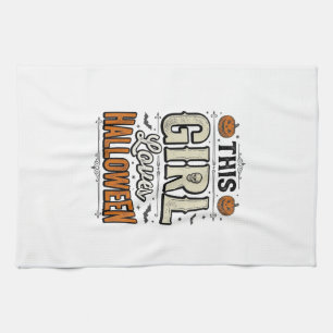 Linge De Cuisine Cette fille aime le design de t-shirt vintage Hall