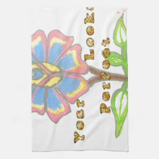 Linge De Cuisine Cette nouvelle année semble parfait floral texte a (Vertical)