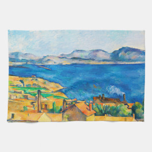 Linge De Cuisine Cézanne : La baie de Marseille, vue de L'Estaque