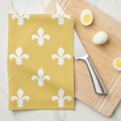 Linge De Cuisine Chalet Sud Fleur de Lys (Quart Plié)