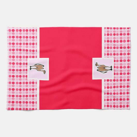 Linge De Cuisine Chameau mignon (Horizontal)