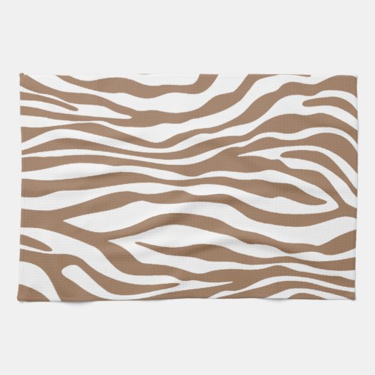 Linge De Cuisine Chamoisee Zebra Poster de animal (Horizontal)
