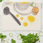 Linge De Cuisine Chamomile Tea & Honey Kitchen Towels (Plié)
