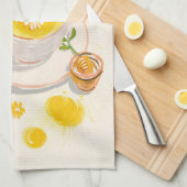 Linge De Cuisine Chamomile Tea & Honey Kitchen Towels (Quart Plié)