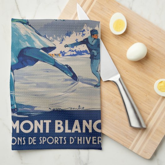 Linge De Cuisine Chamonix - Mont Blanc (Quart Plié)