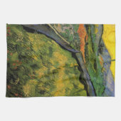 Linge De Cuisine Champ de blé au printemps, lever de soleil par Vin (Horizontal)