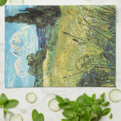Linge De Cuisine Champ de blé vert Vincent van Gogh (Plié)