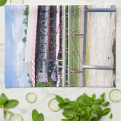 Linge De Cuisine Champ de courses de Saratoga et cour de Clare (Plié)