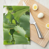 Linge De Cuisine Champ de fleurs de Lotus Jardin d'été (Quart Plié)