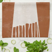 Linge De Cuisine Champ indien I (Plié)