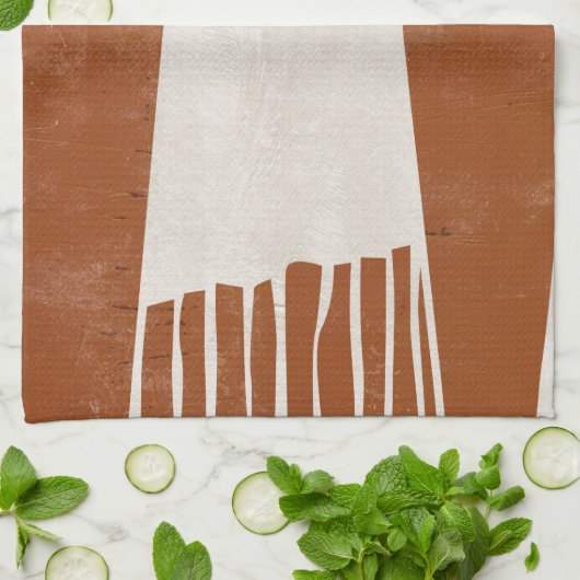 Linge De Cuisine Champ indien I (Plié)