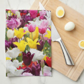 Linge De Cuisine champ plein de tulipes (Quart Plié)