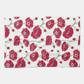 Linge De Cuisine Champ rouge de pavots (Horizontal)