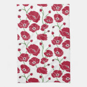 Linge De Cuisine Champ rouge de pavots (Vertical)