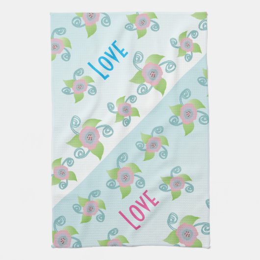 Linge De Cuisine Champagne Ice Blue (Vertical)
